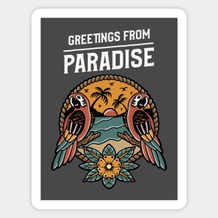 Tropical Paradise Sticker